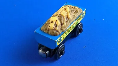 T-REX FOSSIL CAR (2003) Thomas Wooden Trains RETIRED • $9.99