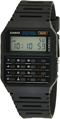 Casio Men's Quartz 8-Digit Calculator Resin Band 35mm Watch CA53W-1 • $28.99