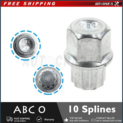 Wheel Lock Key 10 Splines / ABC 0 For Volkswagen VW Audi 10 Pointed US Fast Ship • $6.93