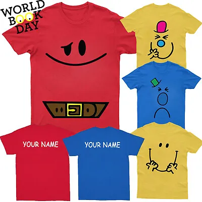 £9.99 • Buy Book Day Personalised Kids T-Shirt Funny Fancy Dress Strong Happy Boys Girls Tee