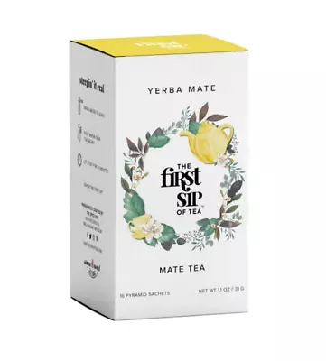 Yerba Mate Tea Box | 16 Sachets |  Earthy | Energizing | Healthy • £3.81