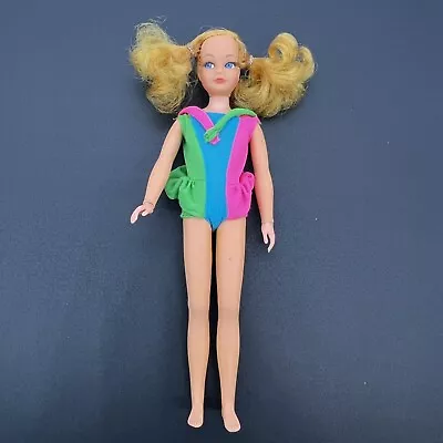 Vintage Barbie Blonde Dramatic New Living Skipper Doll Rooted Eyelashes • $24.50