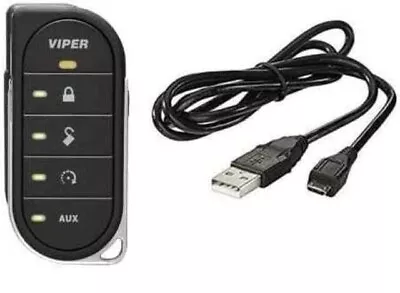Viper 7857v 2 Way LED Remote + MicroUSB 8606U Charging Cable + Viper Sticker • $69.99