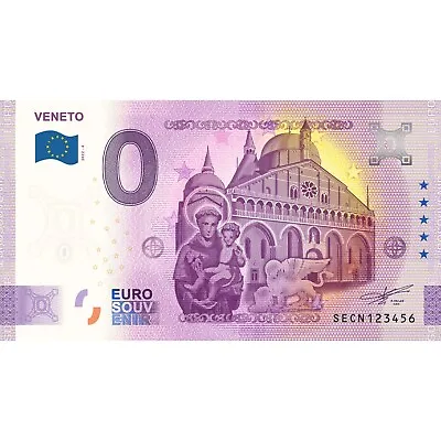 £3.18 • Buy 0 € Zero Euro Souvenir Note Italy 2022 - Veneto