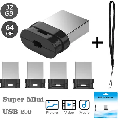 32GB 64GB Mini Flash Drives Thumb U Disk Memory Stick Pen For PC Laptop • $6.99