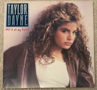TAYLOR DAYNE  Tell It To My Heart  Vinyl LP 1987 Arista ‎AL-8529 Reissued Cover • $12.99