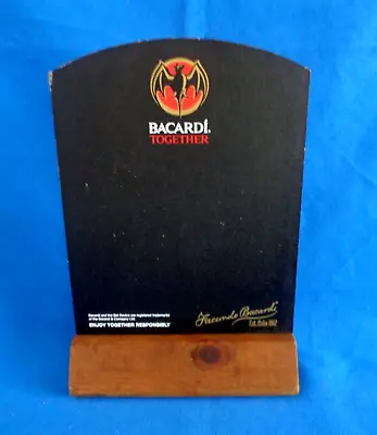 £6.50 • Buy BACARDI Bar Small Chalk Board Black Board Message Drinks Menu Advert.
