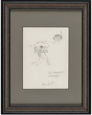 REALLY ROSIE *SIGNED* ORIG. DRAWING ~MAURICE SENDAK (Where The Wild Things Are) • $2295