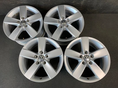 $465 • Buy (4) VW Volkswagen Jetta Wheels Rims + Caps 16  Hol.69957 Golf Passat Rabbit EOS