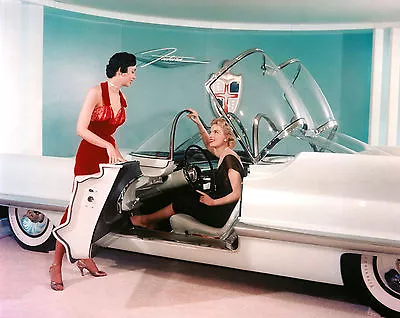 $8.25 • Buy 1955 Lincoln  Futura Concept Car Exhibit  8 X 10 Photograph