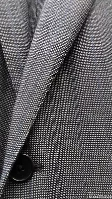 46R Mens ERMENEGILDO ZEGNA Gray Blue Stripe WOOL 2pc Italy Suit Blazer Pants 56R • $144.95