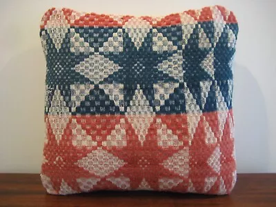 $25 • Buy Pillow Sham Cover#1 - Antique Coverlet - Decorative Throw Pillow - Accent Pillow