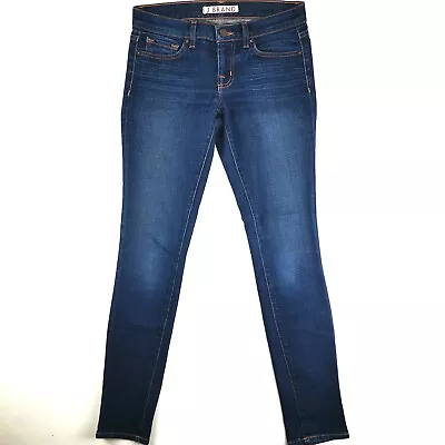 J Brand Dark Vintage Low Rise Pencil Leg Jeans Size 25 The Skinny 910C012 • $31.99