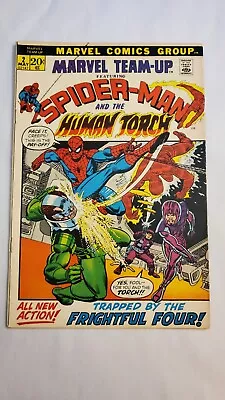 Marvel Team-Up #2 Human Torch Frightful Four MAY 1972 Marvel Comics 7.0/7.5 • $29.77