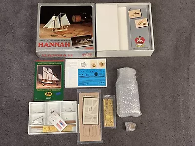 Amati Hannah Ship In A Bottle 1:300 Scale Model Kit #1775 NEW COMPLETE OPEN BOX • $89.99