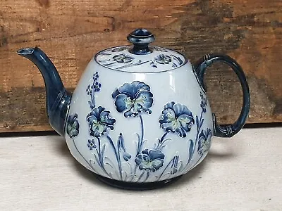 £385 • Buy Moorcroft Pottery Macintyre & Co. Blue Poppy Teapot Tea Pot Florian Ware