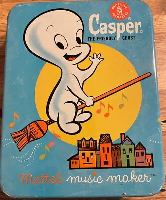 $74.99 • Buy Casper The Friendly Ghost MUSIC MAKER Mattel Copyright 1963 Stock 0514