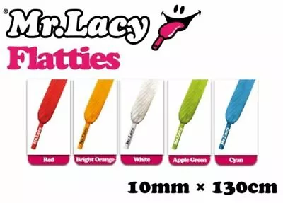 Mr. Lacy Laces Shoelaces ShoesFlatties Flat Lacy One Pair Accessories 130cm New  • £5.41