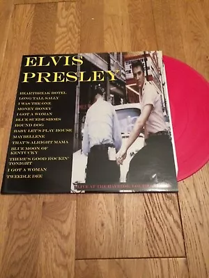£14.98 • Buy Elvis Presley 12” Vinyl Lp Live At The Hayride Louisiana 1955 Red / Pink Colour