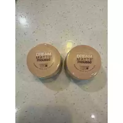 Maybelline Dream Matte Mousse Foundation LIGHT 2 CLASSIC IVORY Lot Of 2 • $15.39