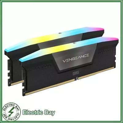 Corsair VENGEANCE 64GB (2x32GB) 6400MHz CL32 RGB LED Black DDR5 Desktop RAM • $369