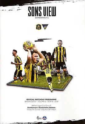 £19.99 • Buy Complete Set Of 18 Season 2020-21 Dumbarton FC Home SPFL1 And Cup Programmes