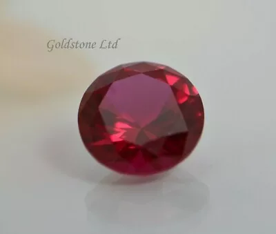 Lab-Created Ruby Round Shape Corundum (1.5mm-16mm) • $2.25