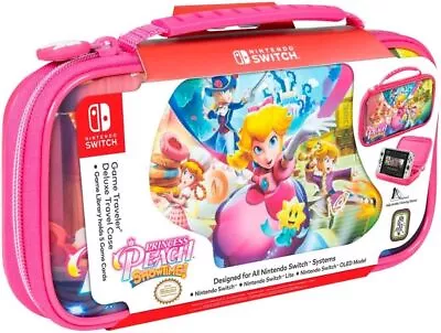 Nintendo Switch Game Traveler Deluxe Princess Peach ShowTime Travel Case • $40.46