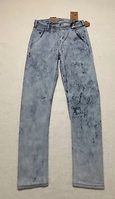 Maison Scotch Jeans Women's Size 25 Regular Fit Taper Leg Mademoiselle Acid Wash • $13.95