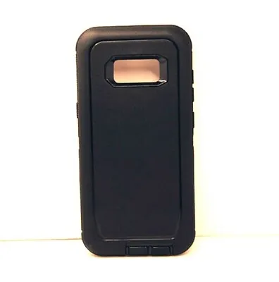 Heavy Duty Case For Samsung Galaxy S8 Black +Screen Protector • $14.95
