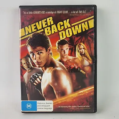 Never Back Down (DVD 2008) Sean Faris Amber Heard  -  Region 4 • $4.74