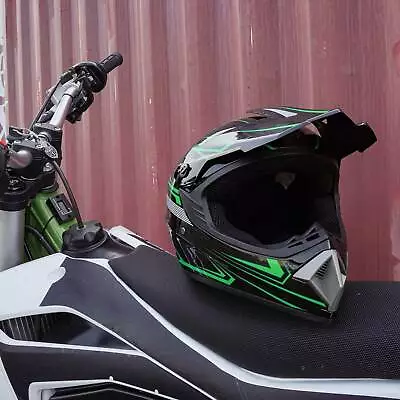 DOT Off Road Motorcycle Helmets Motocross Full Face Adult Dirt Bike ATV UTV S~XL • $39.99