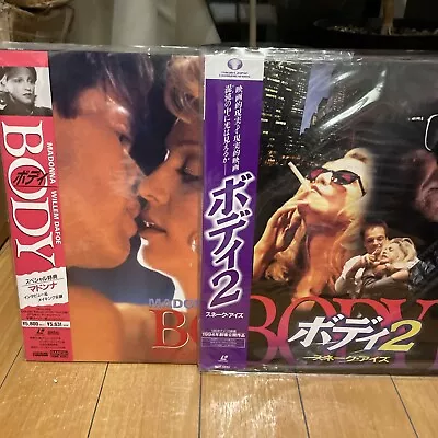 Madonna Japan Laserdisc Set Body Of Evidence BELL-589/Body 2 TKLT-50151 • $49.99