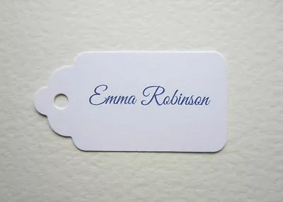 10 Personalised Wedding Table Place Cards Tags Guest Names Favours Gift Labels • £3.29