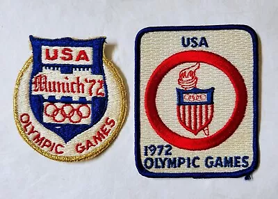 Lot Of 2 1972 Summer Olympics Munich XX Olympic Games Vintage Patch • $10