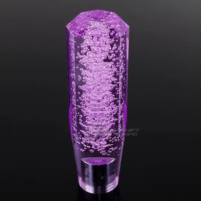 JDM Universal Octagon Crystal VIP Style Manual Shifter Shift Knob 150mm PURPLE • $19.99