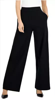 I.N.C. Collection High-Rise Wide-Leg Pants Navy S 4-6 ⭐BOGO⭐ • $39.99