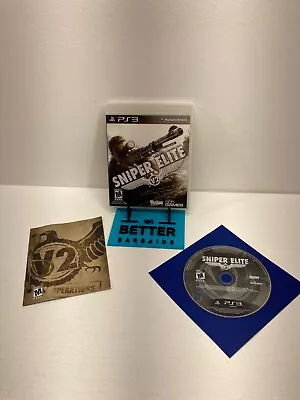 Sniper Elite V2 Sony PlayStation 3 Complete CIB W/Manual *LN/MINT COND.* TESTED! • $5.99