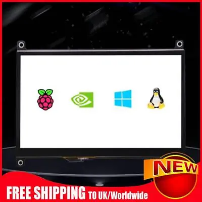 7 Inch IPS Touch Screen LCD Display Convenient Portable Display For Raspberry Pi • £43.94