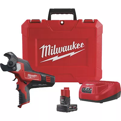 Milwaukee M12 Cordless 600 MCM Cable Cutter Kit 1 Battery Model# 2472-21XC • $529.99