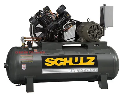 $5950 • Buy Schulz Air Compressor 20HP, 80 CFM 175 PSI 120 GALLON- NEW 3ph 460 VOLTS