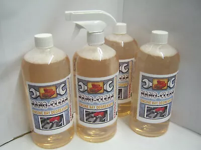 £11.99 • Buy NANO-CLEAN Car Engine Bay Strong Cleaner & Degreaser Citrus Bio + Agitator Brush