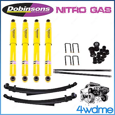 For Nissan Navara D21 D22 4WD Dobinsons Shocks Torsion Bar Leaf Spring 2  Lift  • $1464.75