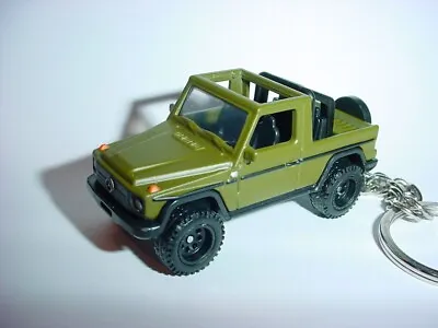 HOT 3D GREEN MERCEDES-BENZ G CLASS CUSTOM KEYCHAIN Keyring Key Truck 4x4 BLING • $23.70