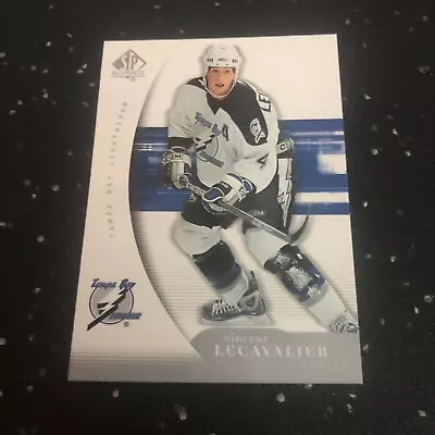 Vincent Lecavalier 2005-06 Upper Deck SP Authentic Ice Hockey #89 NHL Lightning • $1.30