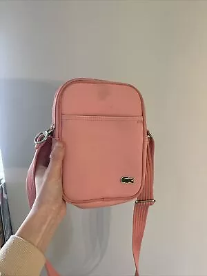 Lacoste Pink Crossbody Pouch Bag • £25.99