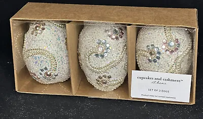 Cupcakes And Cashmere “Faberge “Easter Eggs Beats Pearls Crystals Price For1 • $14.99