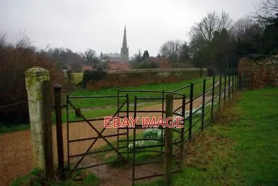 £1.80 • Buy Photo  Metal Kissing Gate And Estate Fencing At Snettisham Park