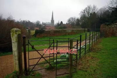 £1.80 • Buy Photo  Metal Kissing Gate And Estate Fencing At Snettisham Park