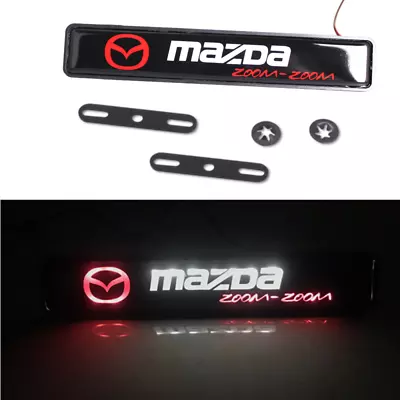 LED MAZDA Light Emblem Car Front Bumper Grille Badge Illuminated Sticker For 3 6 • $20.36